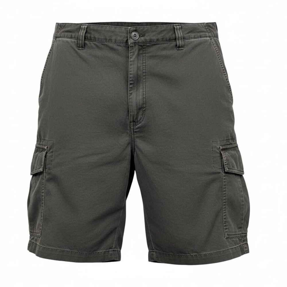 NEW ROUNDTREE & YORKE Big Man Straight Fit Cargo Shorts Gray Size 50